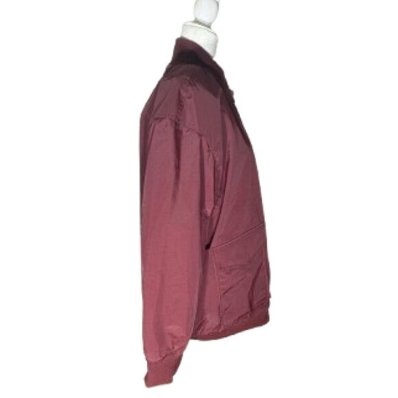 NWT a.n.a. Women's Wine Front Zipper Winter Faux Fur Lining Coat Size Large - Picture 2 of 8